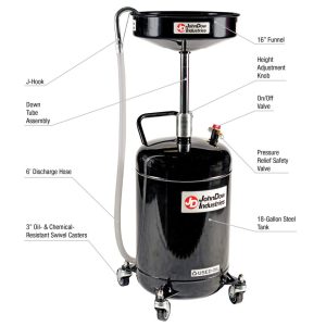 18 Gallon Self-Evacuating Portable Oil Drain