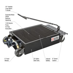 25 Gallon Low-Profile Oil Drain
